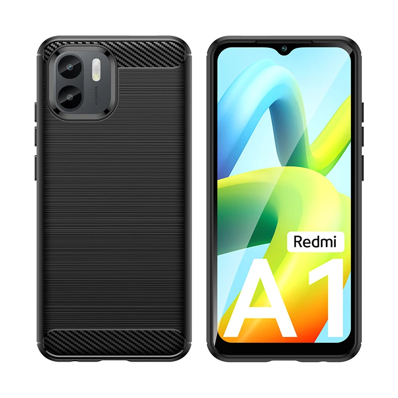 For Xiaomi Redmi A1 Case Xiaomi Redmi A1 A2 A3 Cover Cases Shockproof Silicone TPU Protective Phone Back Cover Xiaomi Redmi A1