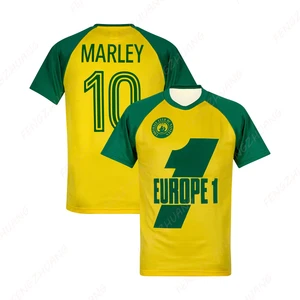 COPA 78-79 NANTES Marley 10 셔츠 최신 야외 빠른 건조 축구 저지 여름 클래식 캐주얼 티스 성인 느슨한 운동 저지 6 최고의 영업 카페 말리 - №4