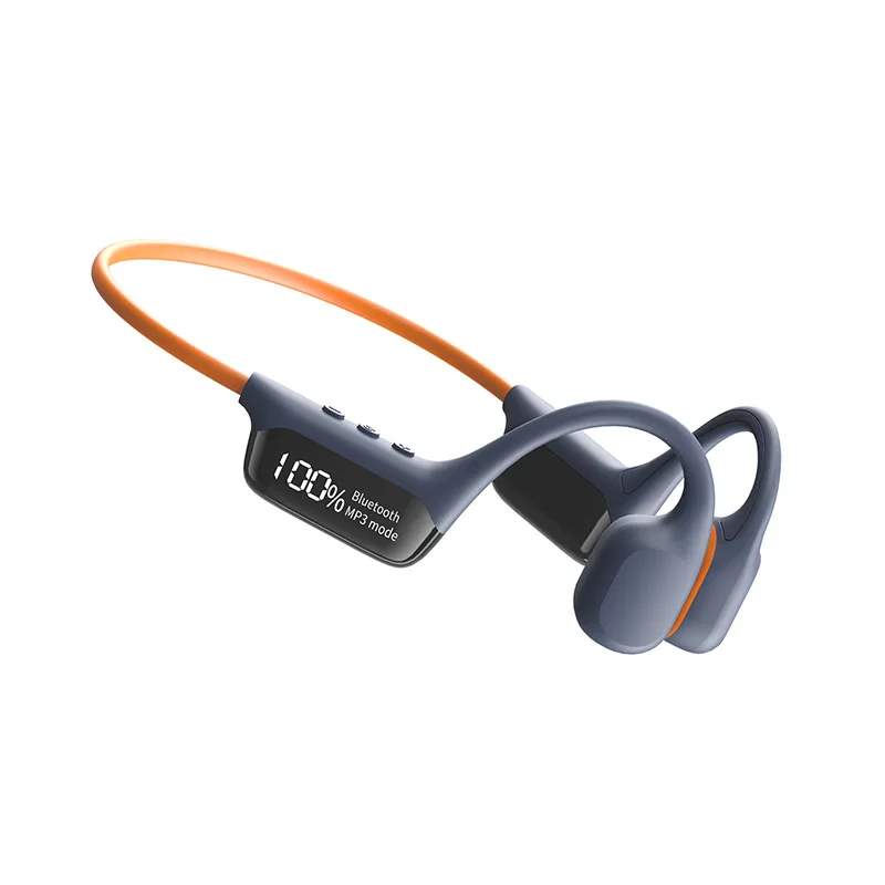 

2025 S10 Bone Conduction IPX8 Waterproof Swimming Earphones Blue-tooth Wireless Sports Earphones with Digital Display 32GB