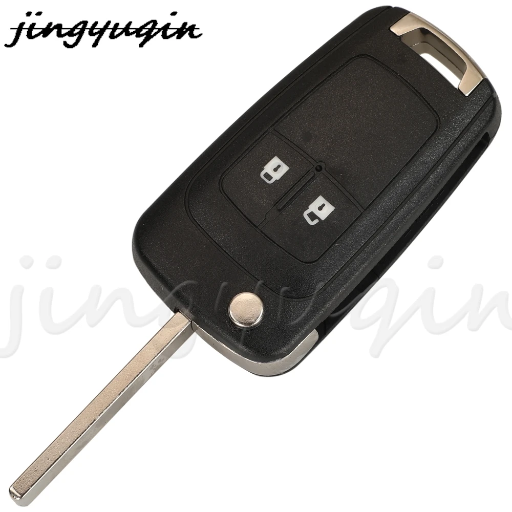 Jingyuqin 2/3/4/5B funda para llave remota para Chevrolet Cruze Epica Lova Camaro Impala OPEL VAUXHALL Insignia Astra Zafira Buick