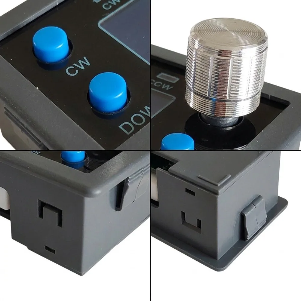 DC 5-30V Stepper Motor Controller with Display for Controlling Step Angle Direction and Delay Time with 1/128 Resolution