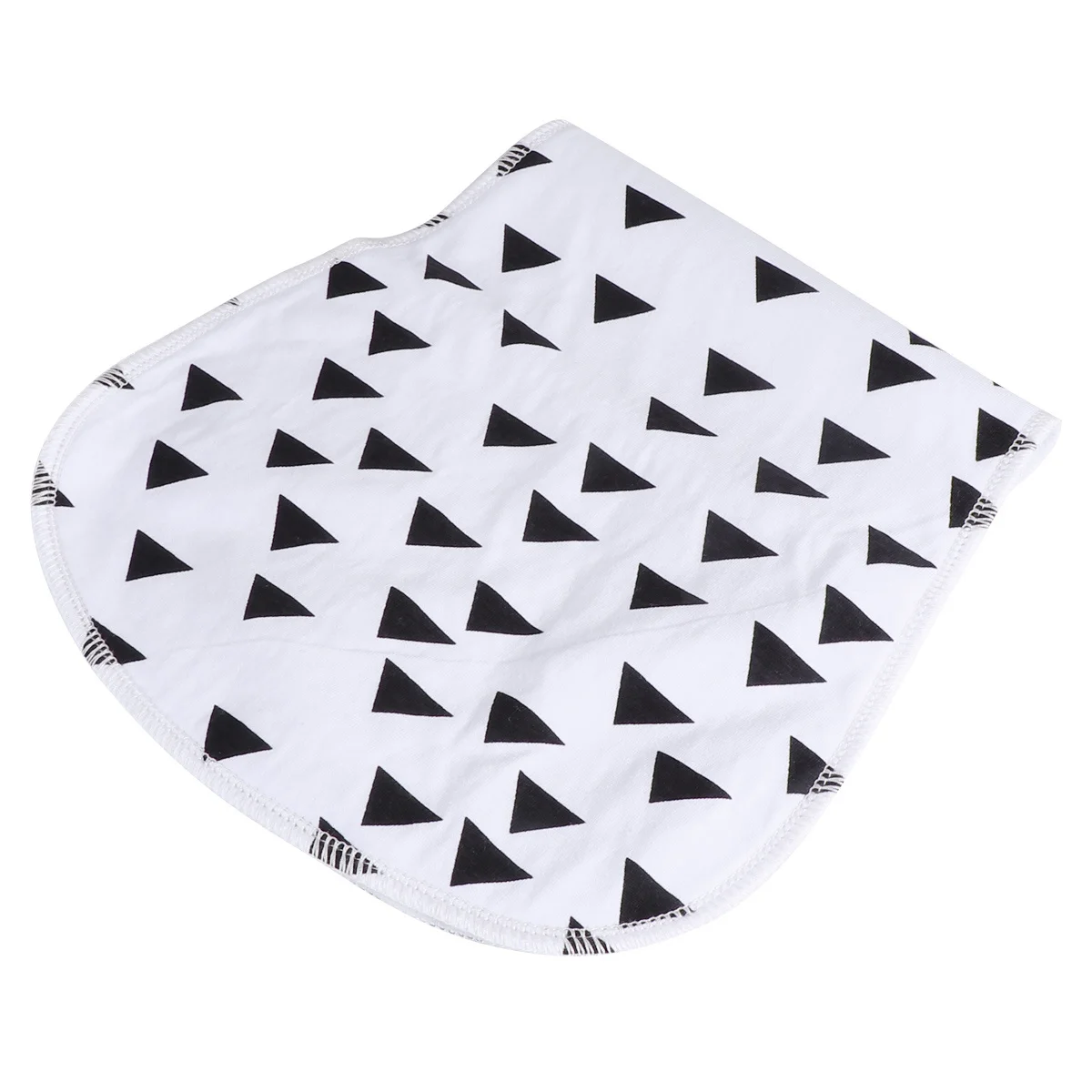 Bavoir d'alimentation pour bébé, couverture d'allaitement absorbante en coton à trois couches, large Protection, motif moderne, tissu léger pour rots, chiffon à crachats