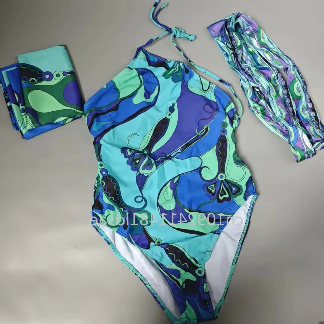 

Luxury Brand Women's Scarf Swimsuits Designer Brand Lady Sexy Headband Swimsuits