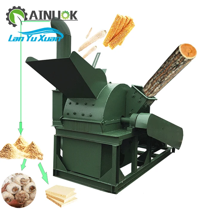 Multifunctional reliable quality wood crusher machine hammer mill crusher for sale