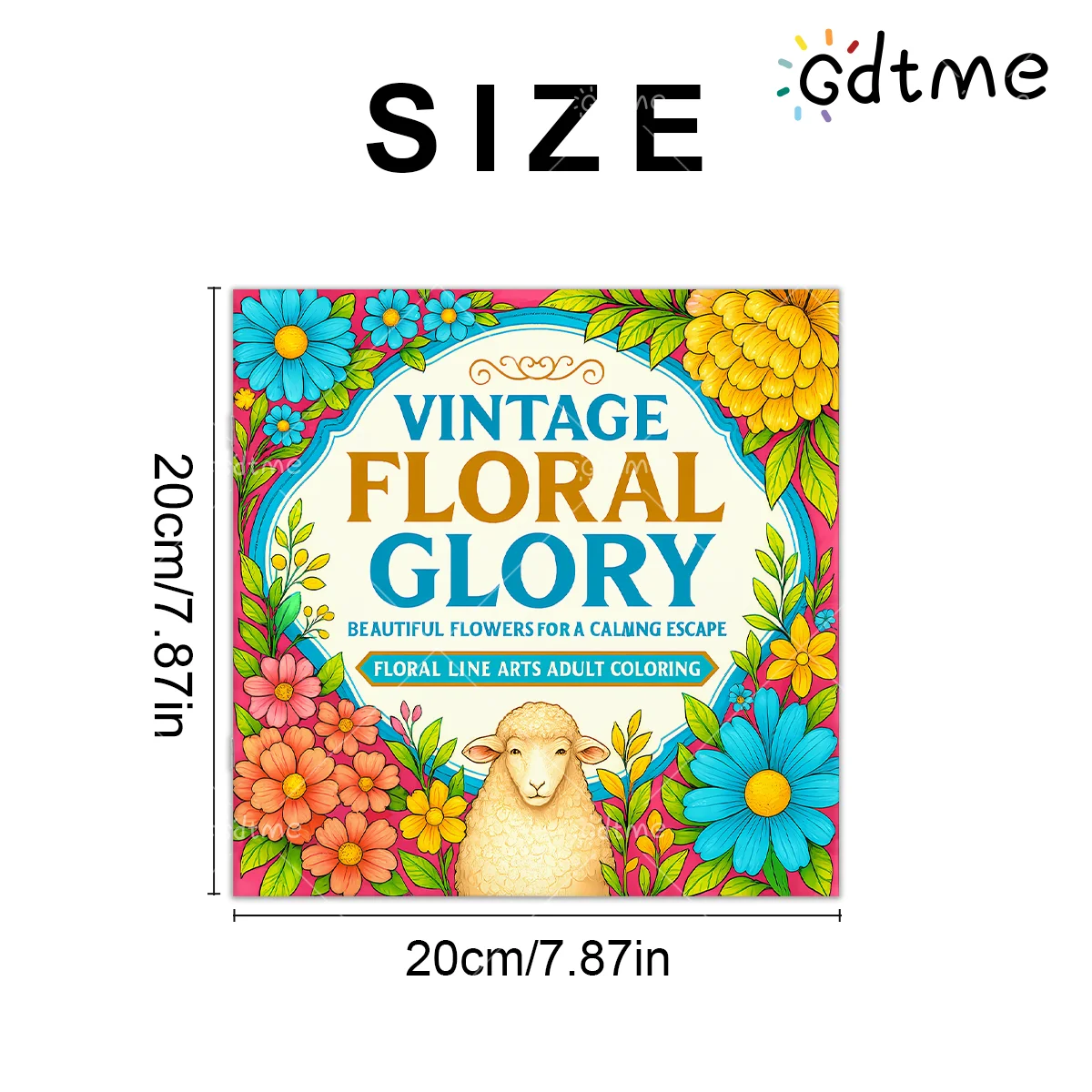 VINTAGE FLORAL Coloring Book 24 Different Patterents Inspirational Text With Flowers Sketchbooks For Relaxation Designs