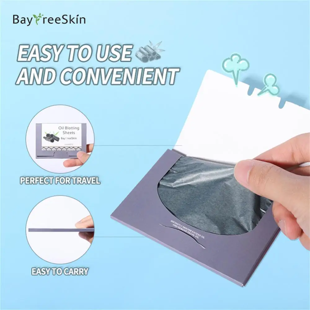 Portable Facial Oil Blotting Sheets Paper Cleansing Face Oil Control Absorbent Paper Face Skin Care Beauty Makeup Tools