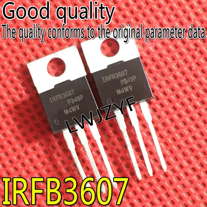 (10Pieces) New IRFB3607 TO-220 FB3607 IRFB3607PBF N-Channel MOSFET Fast shipping