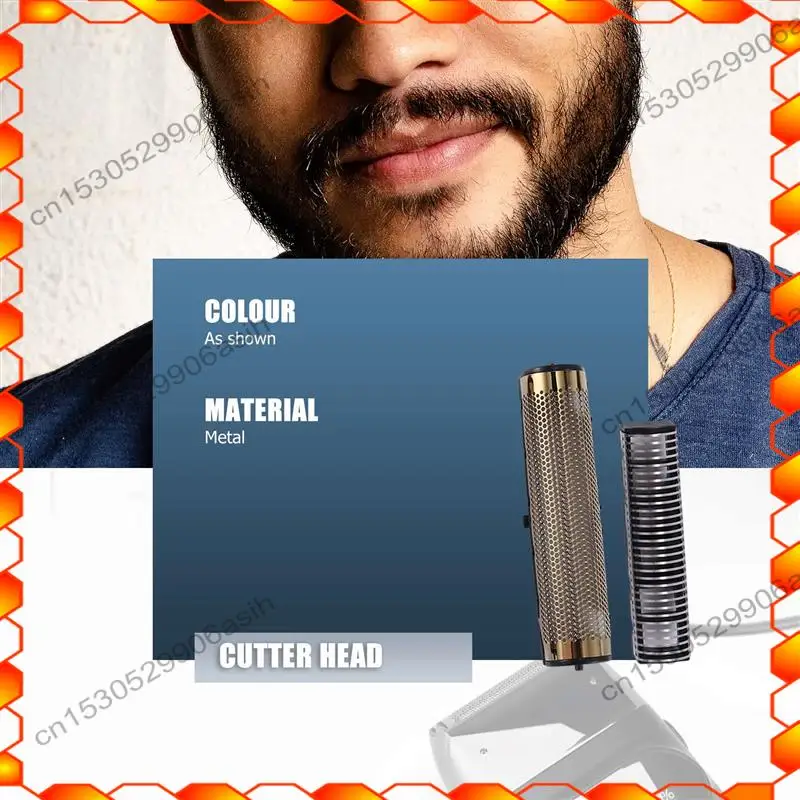 -AT52 Electric Shavers Blades Golden Foil Knife Net And Cutter Head Suitable For Kemei KM-2026 KM-2028 Floating Razor