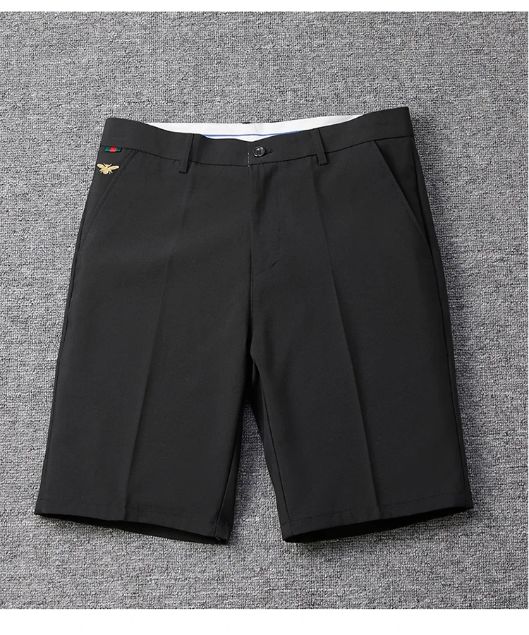 Marken-Formelle Shorts für Herren Koreanische Business-Shorts Lässige Chino-Shorts Herren Büro-Hosen Coole Atmungsaktive Sommer-Arbeitskleidung – Detail 4