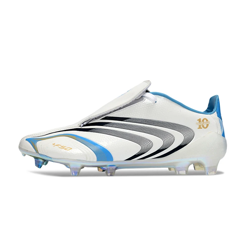 Zapatos de Fútbol F50 de Alta Calidad para Hombre, Tacos de Fútbol Clásicos Antideslizantes para Césped Artificial, Botas de Entrenamiento TF/FG para Niños, Chuteira Campo