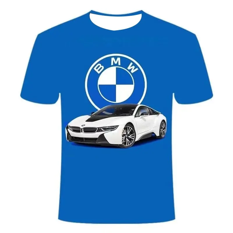 

Racing Enthusiasts 3D Printed Short Sleeved T-shirt for Men and Women's Summer New Versatile Breathable Quick Drying Top Trend