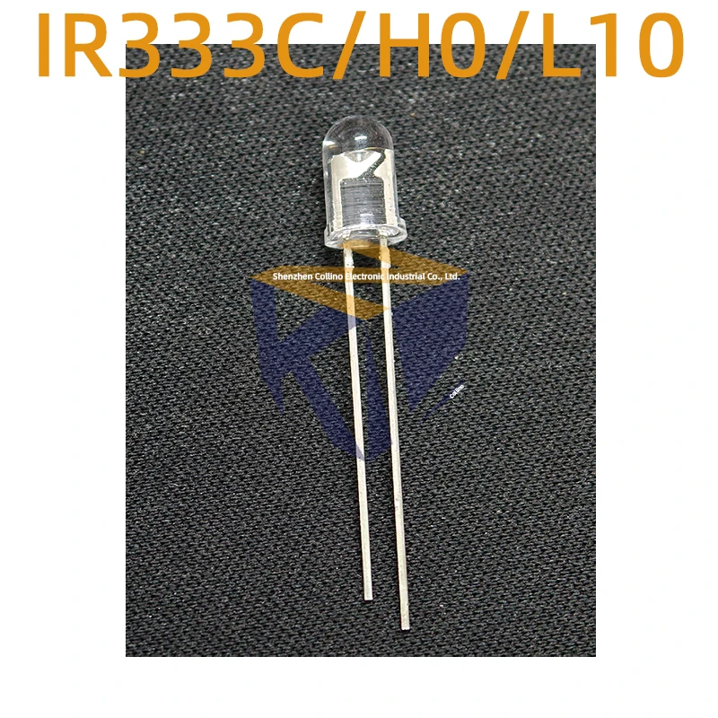 100pcs IR333C/H0/L10 DIP-2 Infrared Emission Tube 5mm Infrared LED IR333CH0L10