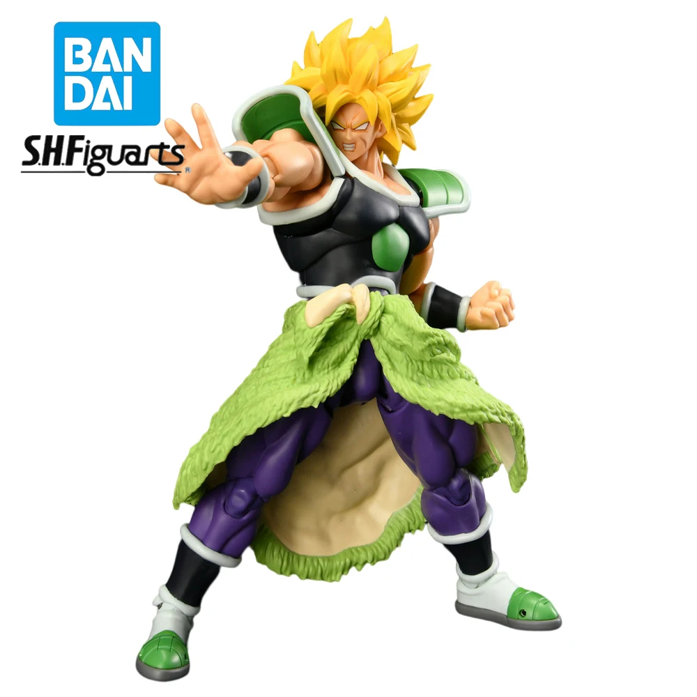 

In Stock Dragon Ball Bandai Genuine S.H.Figuarts Broly Super Saiyan 20CM Action Figure Battle Collectible Boxed Model Doll Toys