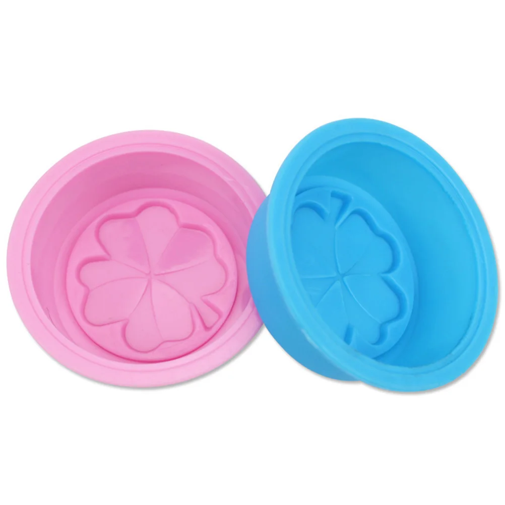 

Four-leaf Clover Cake Mold Shamrock Silicone St Patricks Day Molds Key Chain for