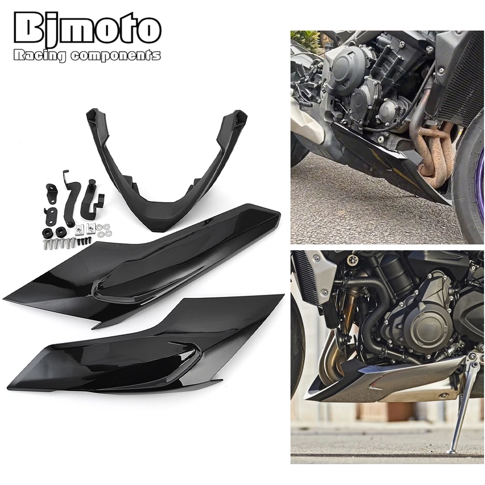 

Belly Pan Lower Engine Chassis Fairing Guard Skid Plate Spoiler Fairing Cover For Triumph Street Triple 765 R RS 765RS 2020-2022