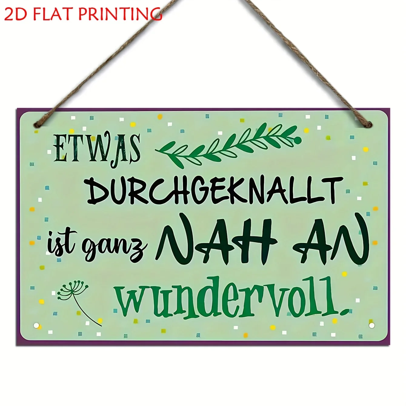 2D Flat, 1Pc Vintag…