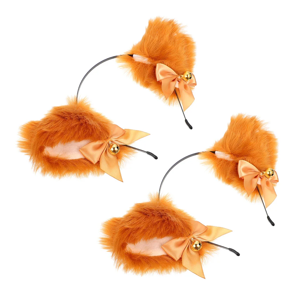 

Favors Cat Ear Bell Headband Hair Barrettes Animals Hoops Accessories Headbands Miss Ribbons