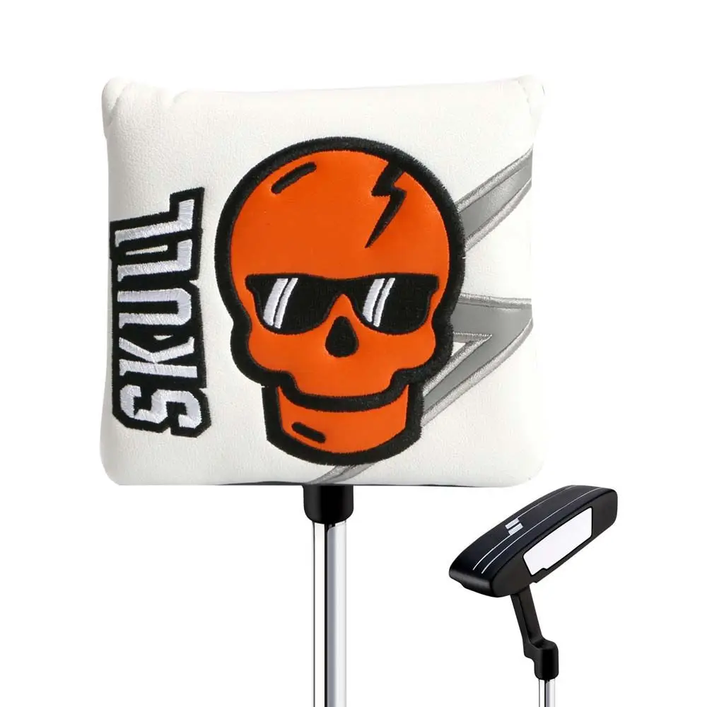 Golf Mallet Putter Cover Putter Headcover Blade Putter Protector Golf Putter Cover Skeleton Golf Headcover Golf Club Head Cover