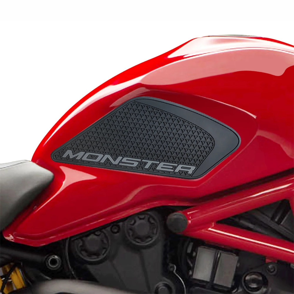 

Motorcycle Anti-slip Knee Grip Side Tank Pad for Ducati Monster 797 821 1200 2017-2021