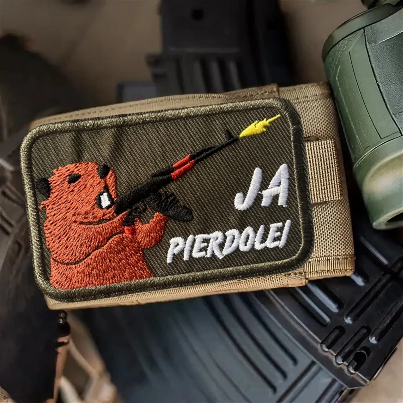 Bobr Parche Moral Táctico Automático con Gancho Bordado para Mochila - imagen 4