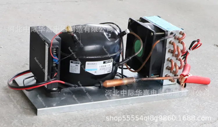 BD250GHC DC Compressor Condensing Unit Micro Refrigeration Unit Refrigerator Chiller Unit R134a48V