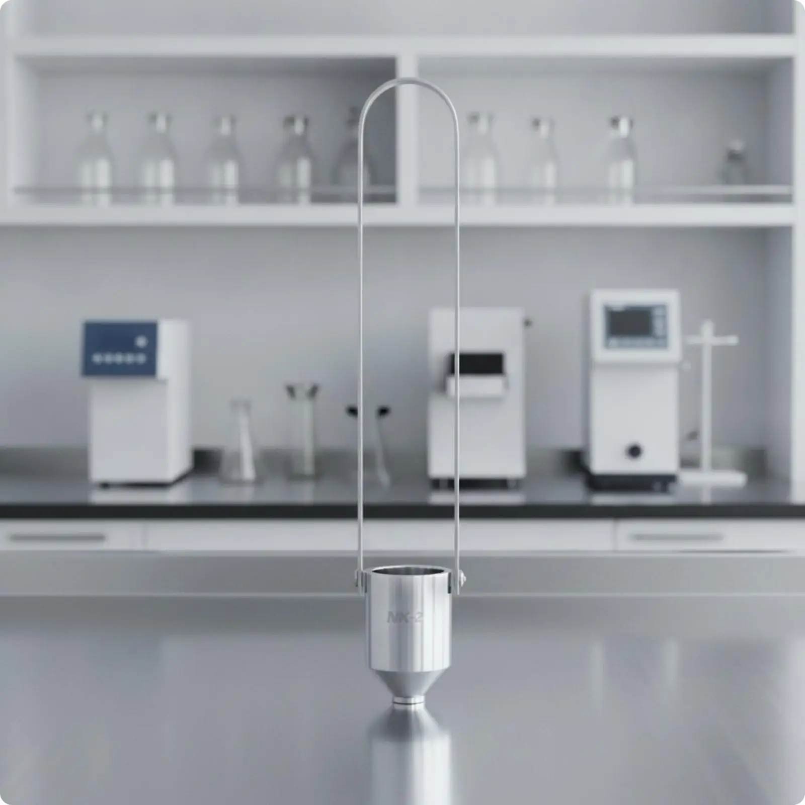 Liquid Viscosity Tester Cup with 3.5mm Outlet for Quick Consistency Checks Onsite