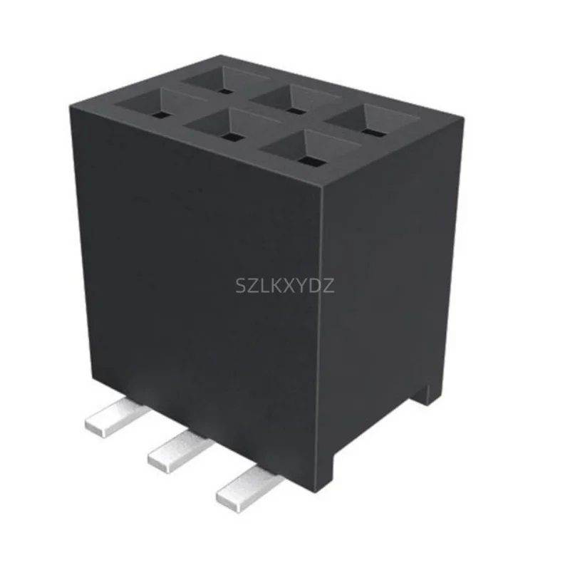 

10PCS/LOT 20021321-00006C6LF P=1.27MM CONN RCPT 6POS 0.05 GOLD SMD