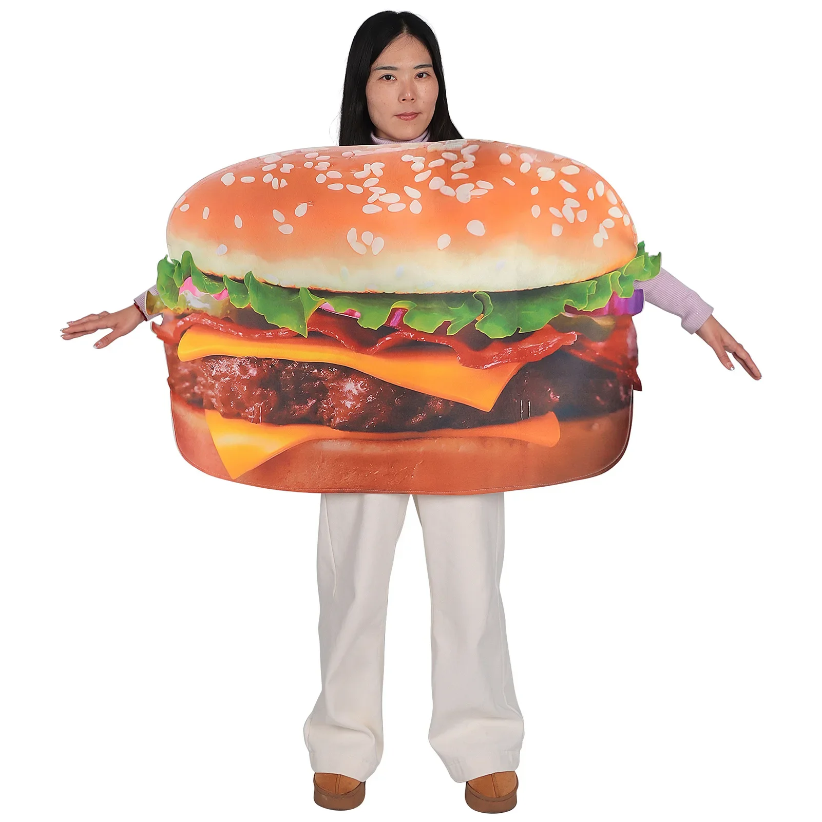 

Halloween Costumes Unisex Funny Outfit Party Props Costumes 2025 Adult Kid Play One Piece Clothing Cosplay Mona Lisa Clothing