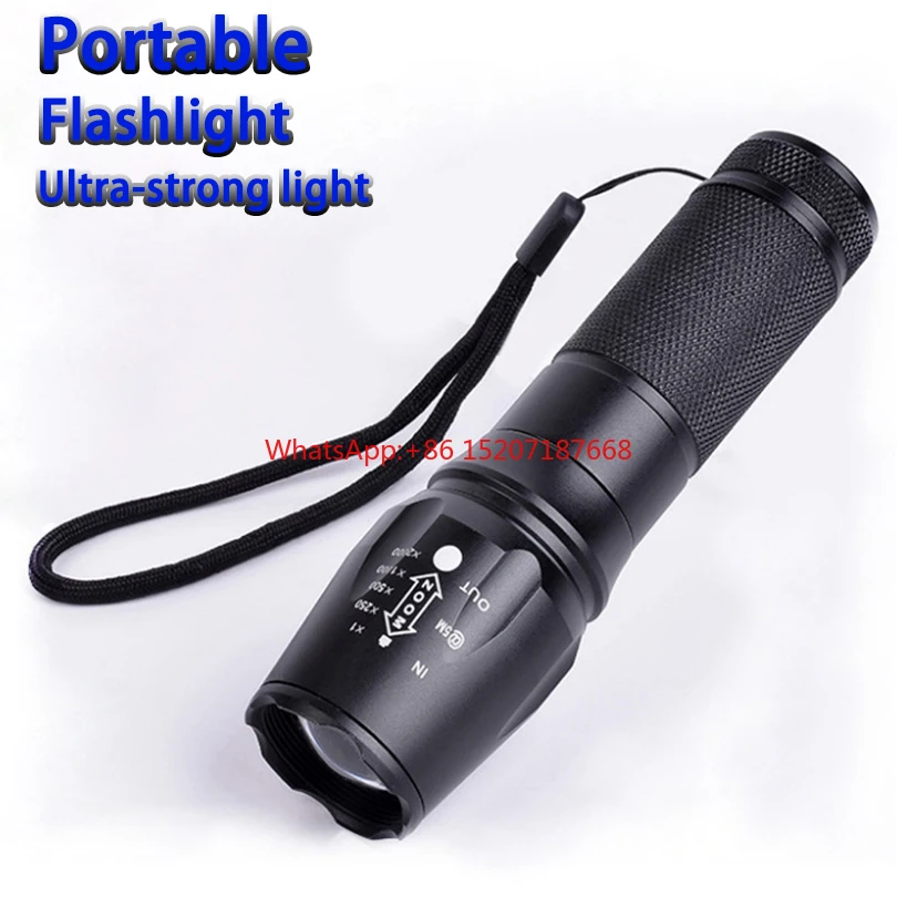 Powerful Flashlight Mini Usb Rechargeable Battery High Power Led Flashlamp Tactical Camping Self Defense Mini Led Flashlights