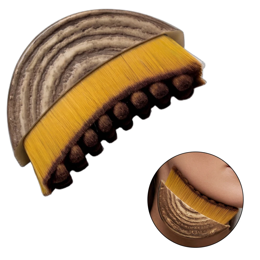 2-in-1 Lymphdrainage Kontur-Gesichtsbürste Gua Sha Massagegerät V-Face Kieferlinien-Former Hals-Lifting Schönheitswerkzeug mit Etui