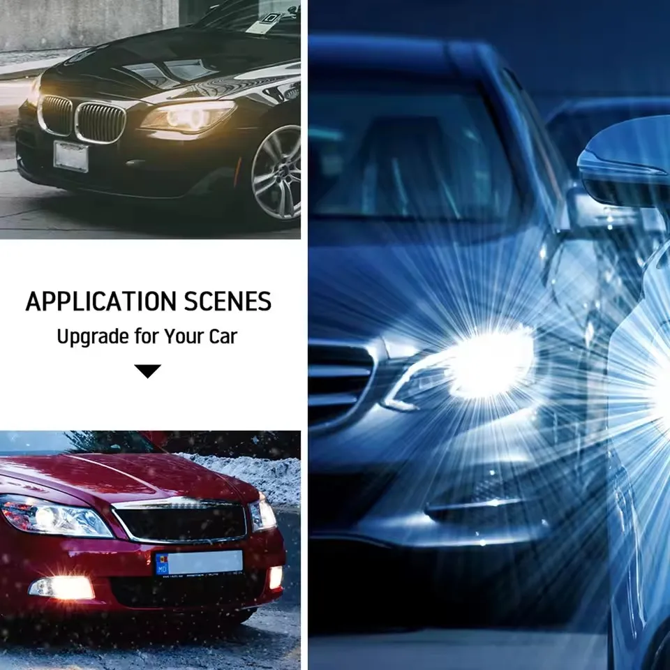 1/2 قطعة Supter مشرق سيارة المصابيح الأمامية H4 100 واط 12 فولت الهالوجين ضوء لمبة عالية الطاقة الأبيض العلوي اكسسوارات السيارات