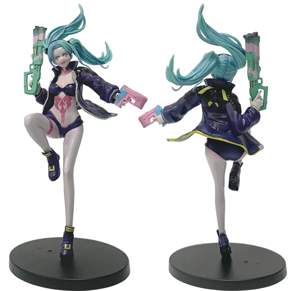 23 سنتيمتر أنيمي لعبة Cyberpunk: Edgerunners ريبيكا الشكل الدائمة أنيمي نموذج دمية جمع عمل الشكل لعبة هدايا عيد الميلاد