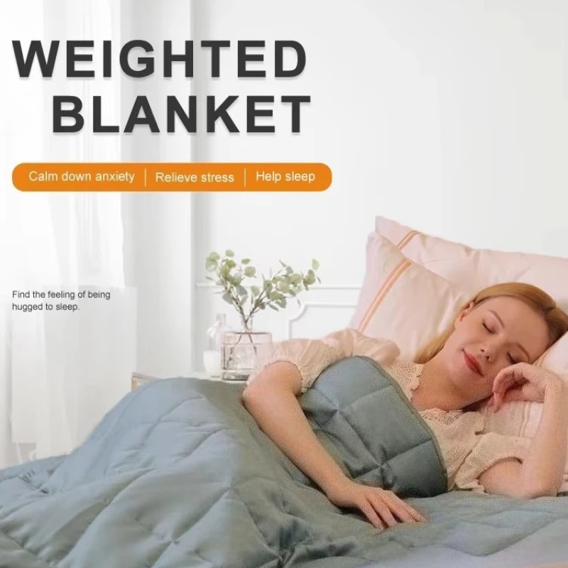 

Portable wearable folding anti-pilling high-quality cooling weighted blanket relieves anxiety