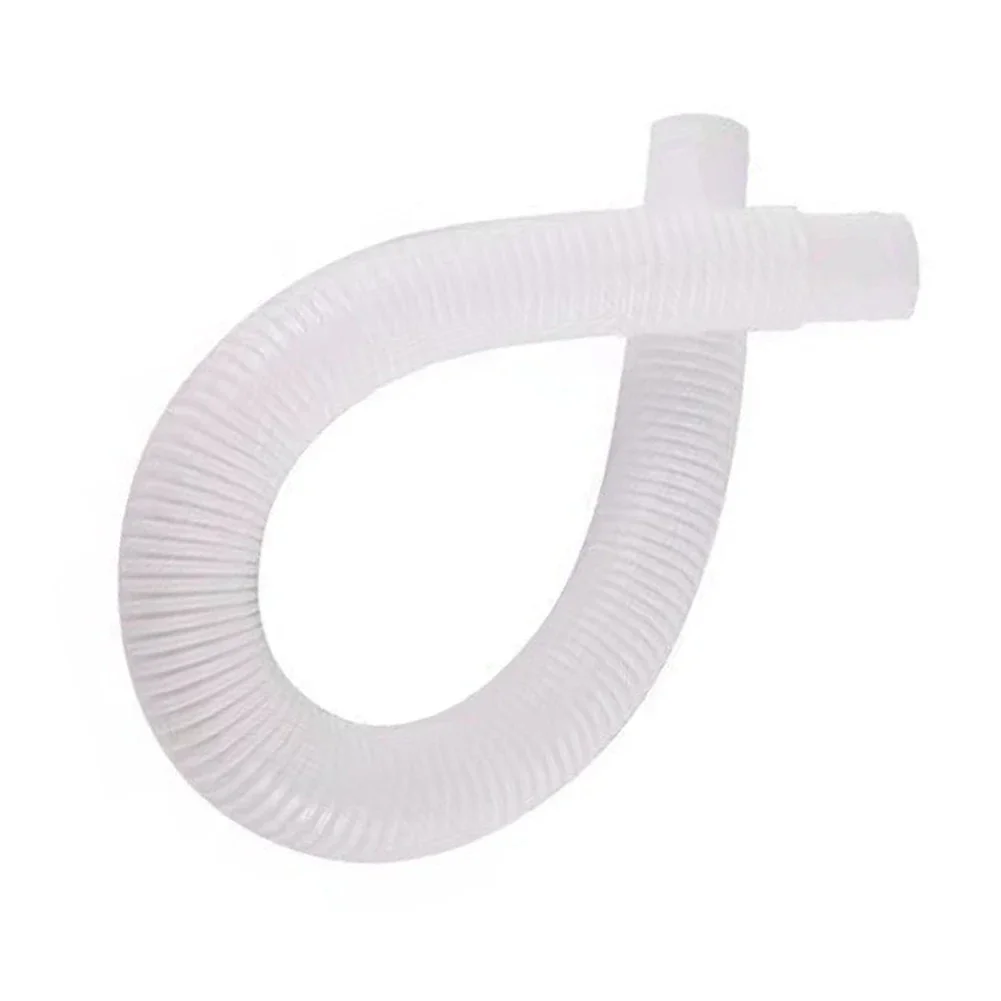 White Pool Skimmer Hose Accessory Pool Filtration Hose Enhanced Filtration Capability Robust Material Construction