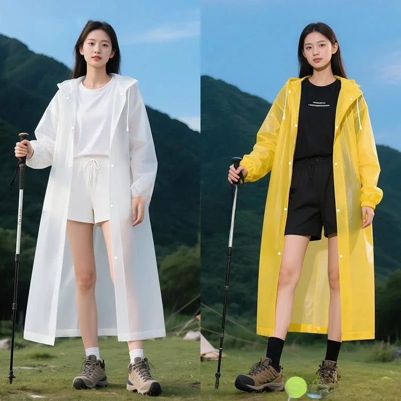 

2026 New Full-Body Ultra-Thick Portable Raincoat for Outdoor Climbing And Hiking Single Person Summer Anti-Heavy Rain