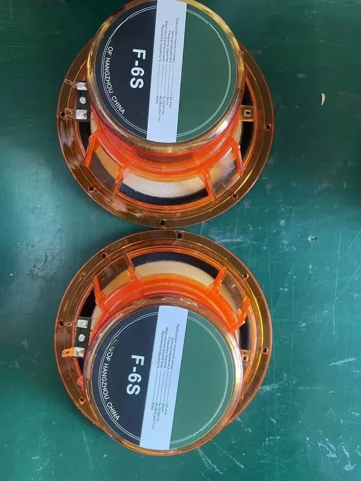 B-506 F6S 6.5 Inch Full Range Speakers Desktop and Bookshelf Solution Double Magnetizing 20W – 40W 8 Ohm 1Pair in Stock