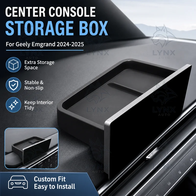 For Geely Emgrand 2024-2025 Center Console Storage Box Car Organizer Accessories Modification Parts Vehicle Supplies