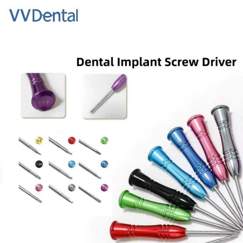

VV Dental 1pc Laboratory Screwdriver Dental Laboratory Tool Technician Micro Screwdriver Durable Stainless Steel
