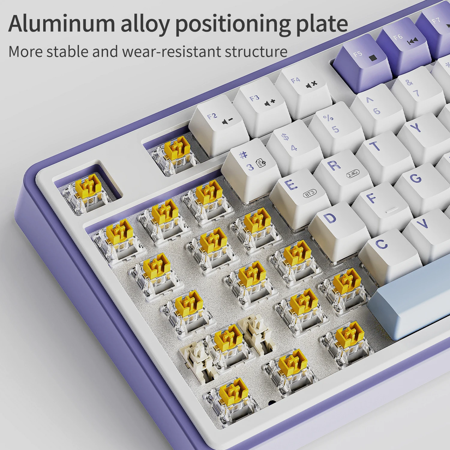 Imagem -05 - Ajazz-teclado Mecânico para Jogos Interruptor Magnético Rgb Backlit Chave Completa Faça Você Mesmo Hot Swap Eixo Magnético Laptop pc Ak870