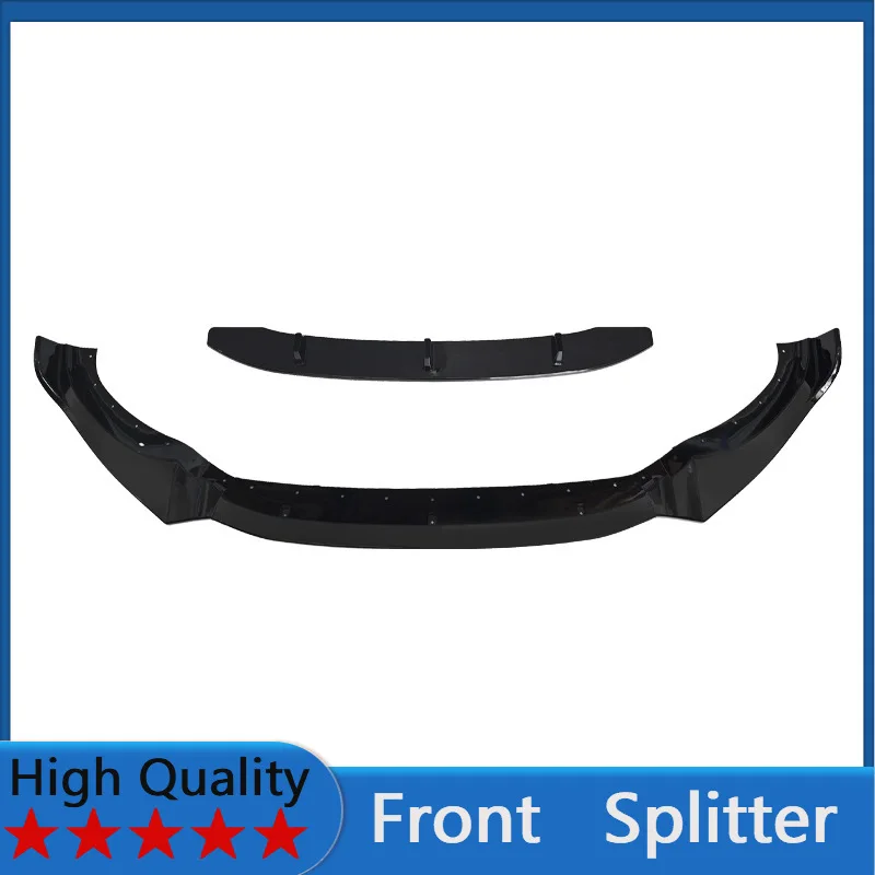 

For BMW X3 G01 2017-2021 Year Front Splitter Bumper Lips Spoiler Body Kit Accessories Black Warrior Style 4pcs