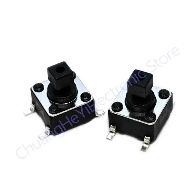 20Pcs 6*6*7.3MM Square Head 6*6*7.3H 4 pin Micro Switch Button Switch SMD-4