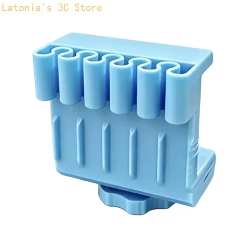 Desktop-Kabelführungsclip mit 5 Steckplätzen und Schraubklemme für Ladekabel X3UB – Detail 9