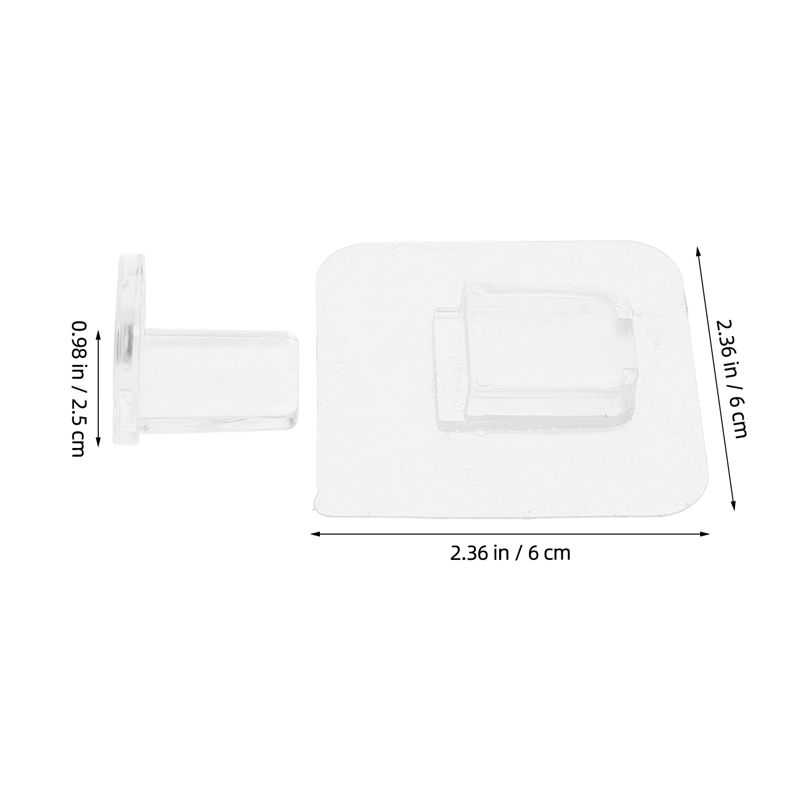 Staffa fissatore a ventosa per pavimento stabilizzatore antiscivolo con base per recinzione da 4 pezzi per accessori per box recinzione di sicurezza per bambini