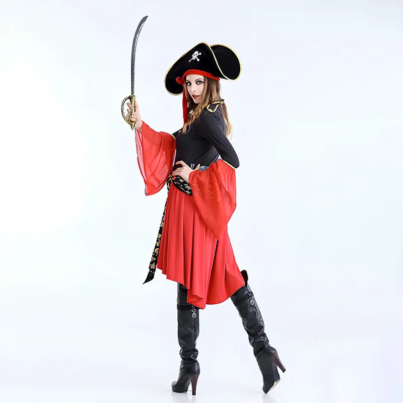 Women's Pirate Performance Costume Game orm Cosplay Sailor Suit loween Trendy Stage Outfit Fem Version Traditional ...