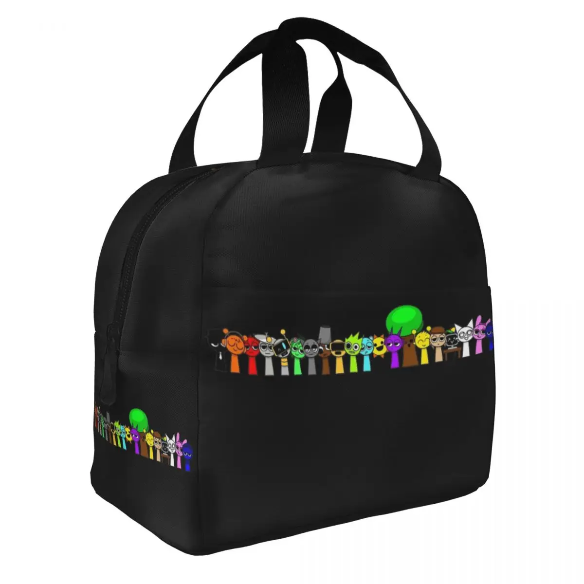 incredibox-sprunki-saco-de-almoco-isolado-saco-termico-recipiente-de-refeicao-jogo-de-terror-alta-capacidade-tote-lancheira-sacos-de-armazenamento-de-alimentos