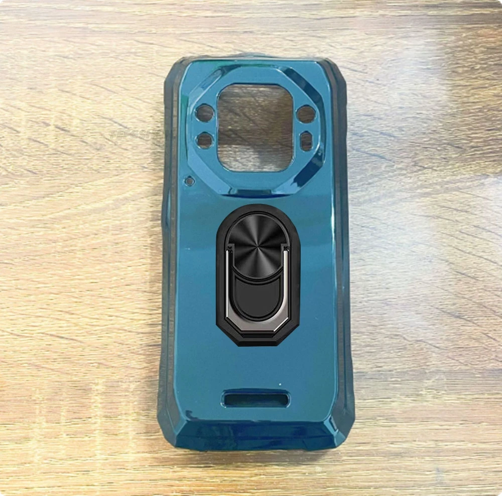 For Blackview Oscal Tank 1 6.78" Back Finger Ring Soft TPU Silicone Case ForBlackview Oscal Tank 1 Tank1 Bracket Phone Cover