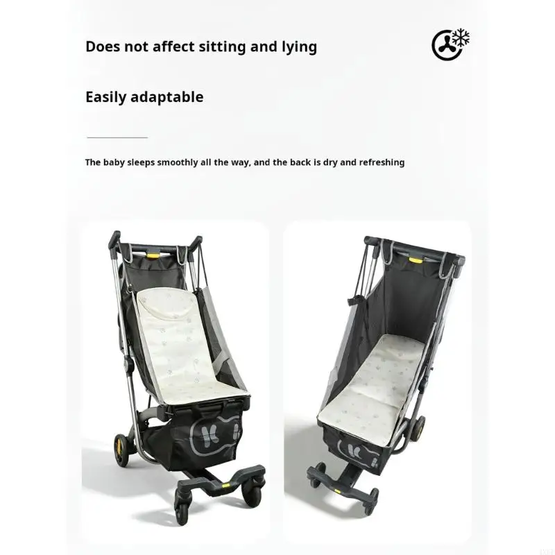  Chilling Cushion Not Slip Ice Silk Insert Essential for Prams Keeps Little Ones