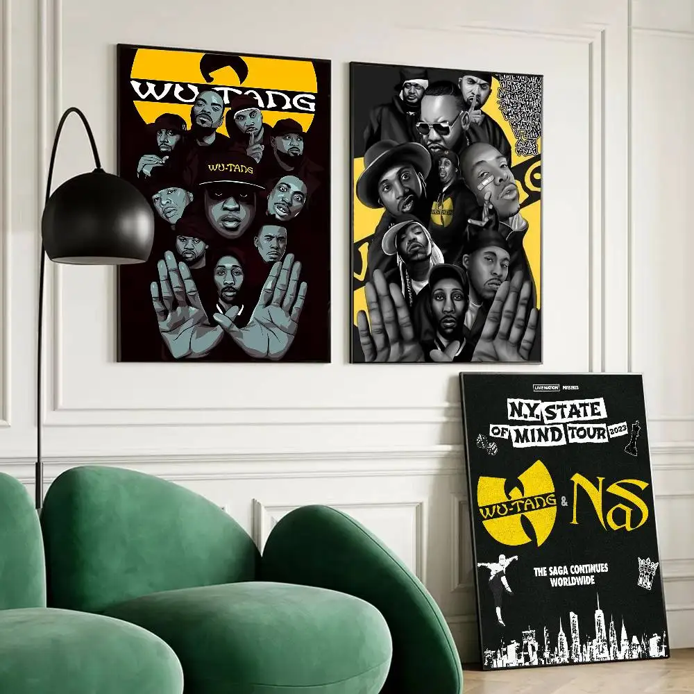 W-WU-T--TANG C-CLAN Band Poster Print A5 A4 A3 A2 Wall Art Decor For Room Office Gift For Fans view 3