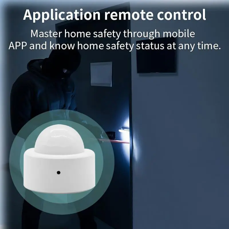 EWeLink Zigbee Smart PIR Motion Sensor Wireless Human Body Movement Detector Remote Control Infrared Pir Presence Security Alarm
