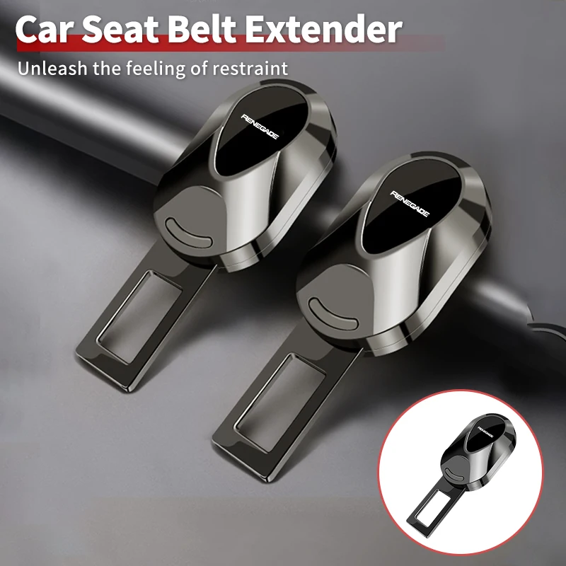 

Water droplet shaped mirror seat belt buckle For Jeep Renegade Grand Cherokee Wrangler Compass JK Patriot Liberty Commander